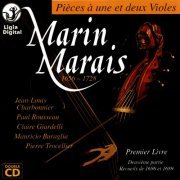 Jean-Louis Charbonnier, Paul Rousseau, Claire Giardelli, Mauricio Buraglia, Pierre Trocellier - Marin Marais: Pièces à une et deux violes (2007)