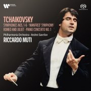 Andrei Gavrilov, New Philharmonia Orchestra, Philharmonia Orchestra, Riccardo Muti - Tchaikovsky: Symphonies 1-6, Manfred, Romeo and Juliet, Piano Concerto No. 1 (5 Hybrid SACD) (2026)