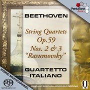 Quartetto Italiano - Beethoven: String Quartet Op. 59 Nos. 2 & 3 (2009) [SACD + Hi-Res]