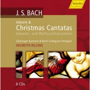 Arleen Auger, Helen Watts, Peter Schreier, Gächinger Kantorei Stuttgart, Bach-Colegium Stuttgart, Helmuth Rilling - Bach, J.S.: Cantatas (Advent, Christmas) - Bwv 36, 40, 57, 61, 62, 63, 64, 65, 91, 110, 121, 122, 123, 132, 133, 151, 191 (2009)