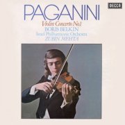 Boris Belkin, Israel Philharmonic Orchestra, Zubin Mehta - Paganini: Violin Concerto No. 1 (1978)