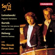 Safri Duo, Slovak Piano Duo - Bartók: Sonatas - Lutoslawski: Paganini Variations - Helweg: America Fantasy (1995)