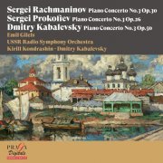 Emil Gilels, Ussr Radio Symphony Orchestra, Kirill Kondrashin, Dmitry Kabalevsky - Sergei Rachmaninov, Sergei Prokofiev, Dmitry Kabalevsky: Piano Concertos No. 3 (2022) [Hi-Res]