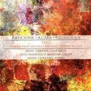 Irene Tiberini, Vito Francesco Malerba & Annie Corrado - Biscione, Coggiola, Cara: Trio (Original Trios and Solos for Piano, Clarinet and Cello) (2017)