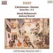 Slovak Philharmonic Orchestra, Anthony Bramall -  Bizet: L'Arlesienne Suites Nos. 1 & 2, Carmen Suites Nos. 1 & 2 (1988)