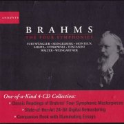 Wilhelm Furtwangler, Arturo Toscanini, Bruno Walter, Leopold Stokowski, Pierre Monteux, Victor De Sabata, Felix Weingartner - Brahms: The Four Symphonies (2007) [4CD Box Set]