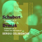 Munchner Philharmoniker, Sergiu Celibidache - Schubert: Symphony No.8 in B minor 'Unfinished'; Dvorak - Symphony No.9 in E minor 'From the New World' (2017) CD-Rip