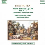 Takako Nishizaki, Jeno Jando - Beethoven: Violin Sonatas Nos. 6 & 8 (1990)
