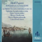 Salvatore Accardo - Paganini: Serenata In Do Maggiore / Quartetti Con Chitarra N. 14, 15 (1986)