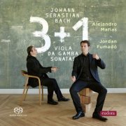 Alejandro Marías & Jordan Fumadó - J.S. Bach: 3 + 1 Viola da Gamba Sonatas (2023) [Hi-Res]