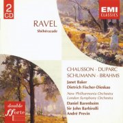 Janet Baker, Dietrich Fischer-Dieskau, Daniel Barenboim, Sir John Barbirolli, André Previn -  Ravel: Shérérazade, Chausson, Duparc, Schumann & Brahms: Songs (1995)