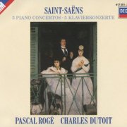 Pascal Rogé, Charles Dutoit - Saint-Saëns: 5 Piano Concertos (1986) CD-Rip