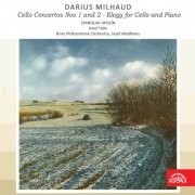 Apolin Stanislav, Josef Hála, Jiří Waldhans, Brno Philharmonic Orchestra - Milhaud: Cello Concertos Nos. 1 & 2, Elegy for Cello and Piano (2022)