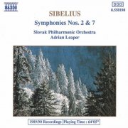 Slovak Philharmonic Orchestra, Adrian Leaper - Sibelius: Symphonies Nos. 2 and 7 (1991)