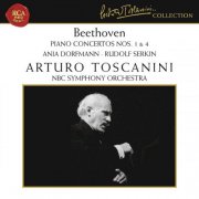 Rudolf Serkin, Ania Dorfmann, NBC Symphony Orchestra, Arturo Toscanini - Beethoven: Piano Concerto Nos.. 4 & 1 (1991)