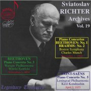 Sviatoslav Richter - Archives, Vol. 19 - Beethoven: Piano Concertos Nos. 1 & 3 / Brahms: Piano Concerto No. 2 / Saint-Saens: Piano Concerto No. 5 (2010)