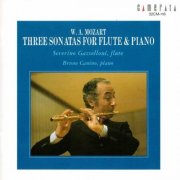 Severino Gazzelloni, Bruno Canino - Mozart: Three Sonatas for Flute & Piano (Arr. for Flute and Piano) (1989)