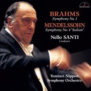 Nello Santi, Yomiuri Nippon Symphony Orchestra - Brahms: Symphony No. 1 - Mendelssohn: Symphony No. 4 "Italian" (2024) [Hi-Res]
