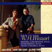 Boris Belkin - W. A. Mozart: Sinfonia concertante KV 364 / Divertimento, KV 205 / Violin Concerto, KV 219 (1994)