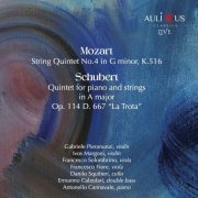 Gabriele Pieranunzi - Mozart: String Quintet No. 4 in G Minor, K. 516 - Schubert: Quintet For Piano And Strings in A Major, Op. 114 D. 667 "La Trota" (Live) (2024)