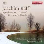 Neeme Jarvi - Raff: Symphony No. 5, 'Leonore' - Overtures - Abends (2014) [Hi-Res]