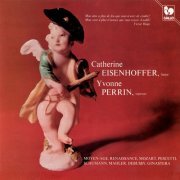 Catherine Eisenhoffer, Yvonne Perrin - Mozart - Pescetti - Schumann - Mahler - Debussy: Works for Soprano and Harp (2021) [Hi-Res]