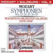 Salzburg Mozarteum Orchestra, Hans Graf - Mozart: Symphonies Nos. 23, 24, 25, 26 & 50 (2010)