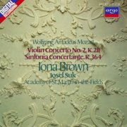 Iona Brown, Academy of St. Martin in the Fields & Josef Suk - Mozart: Sinfonia Concertante; Violin Concerto No. 2 (1984/2026)