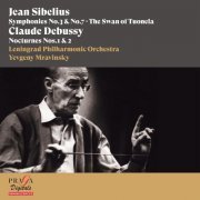 Yevgeny Mravinsky, Leningrad Philharmonic Orchestra - Jean Sibelius: Symphonies Nos. 3 & 7, The Swan of Tuonela - Claude Debussy: Nocturnes Nos. 1 & 2 (2016) [Hi-Res]