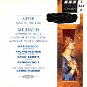 BBC Symphony Orchestra, Darius Milhaud - Satie: Jack In The Box / Symphony No. 10, L'Homme Et Son Desir, Musique Pour L'Indiana (1996)