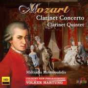 Miltiadis Moumoulidis, Cologne New Philharmonic & Volker Hartung - Mozart: Clarinet Concerto, K. 622 & Clarinet Quintet, K. 581 (2021) [Hi-Res]